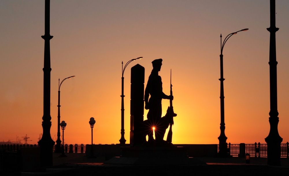 Приграничный город.