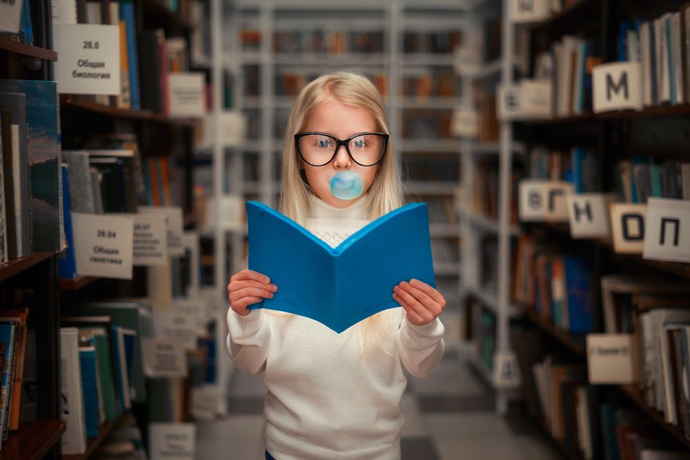 В библиотеке