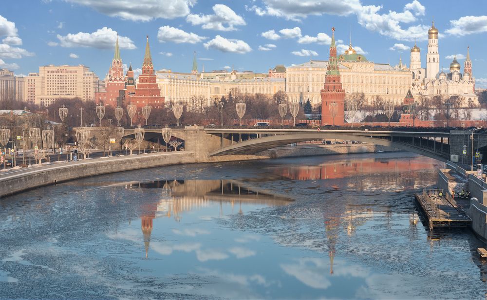 Кремль зимой