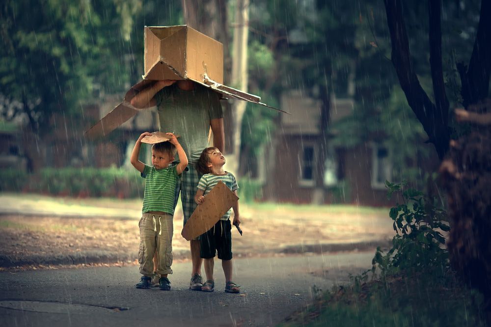 Неожиданно дождь