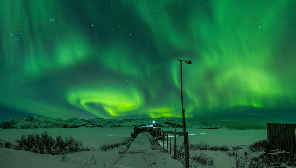 Аврора над белым молчанием