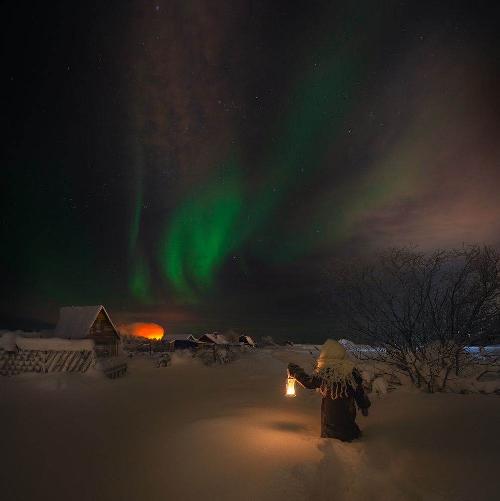 В поисках сияния...In search of the aurora ..