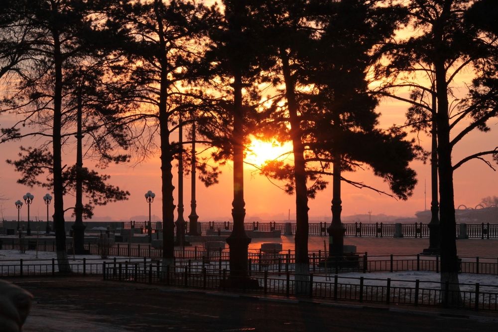 Благовещенск. Рассвет.