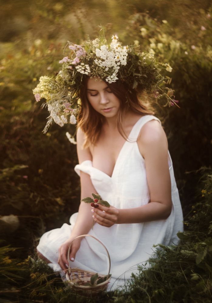 Венок из цветов