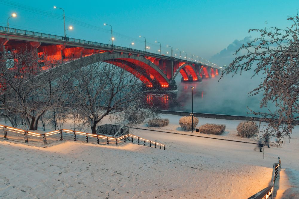 Зимняя акварель