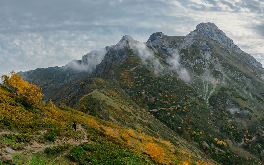 Осень на хребте Аибга