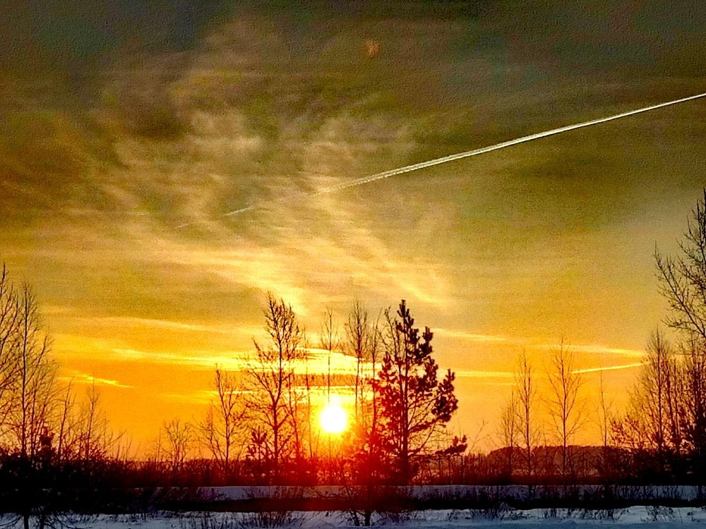 Февральский рассвет.