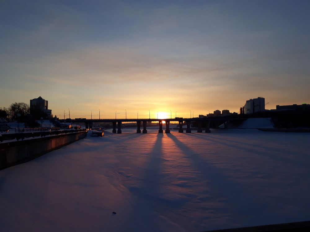 Закат над Волгой