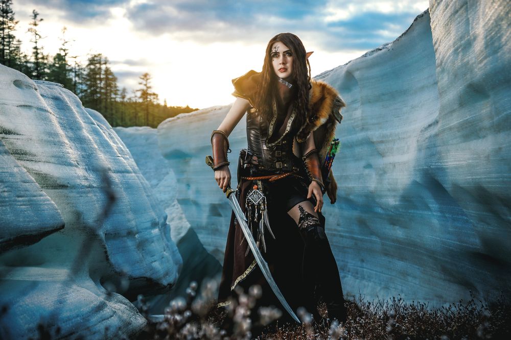 Cosplay - Dark Elf of the Frozen Lands