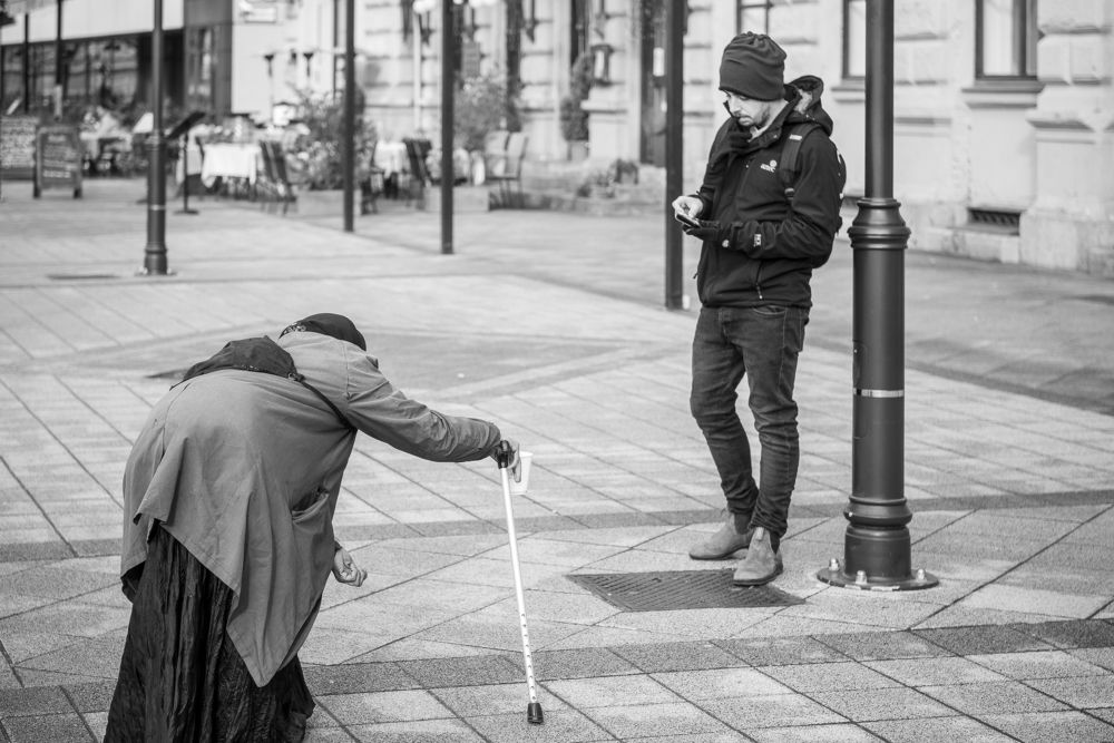 On the streets of Budapest