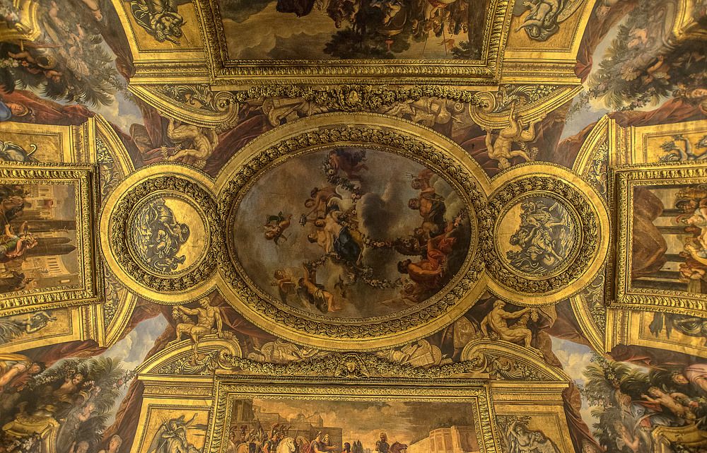 A ceiling from Versaille Castle
