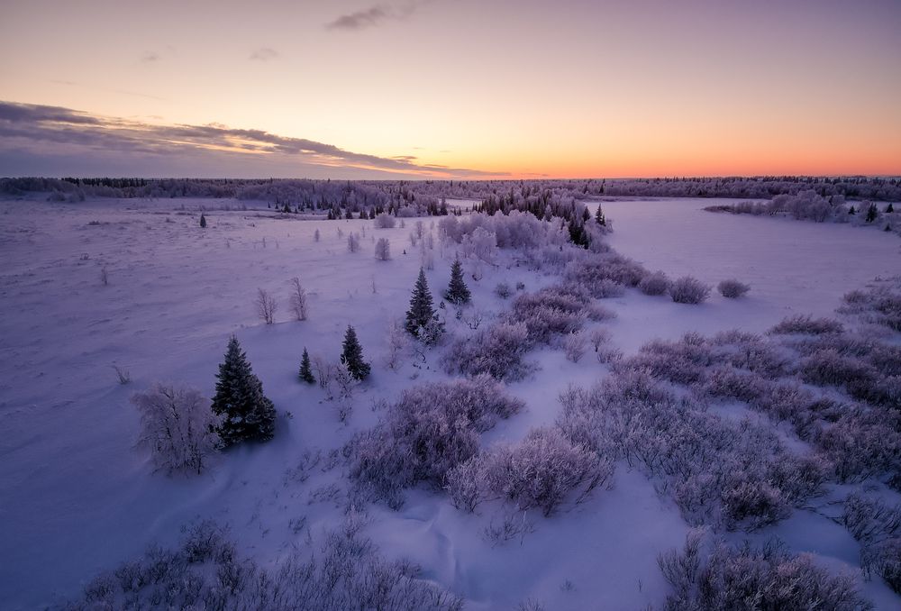 Закат в Полярную ночь