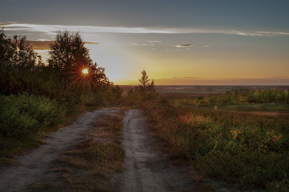 Магия заката в Полярный день