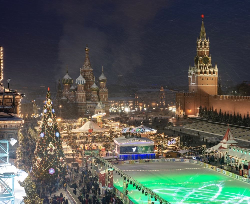 Зимняя сказка на Красной площади