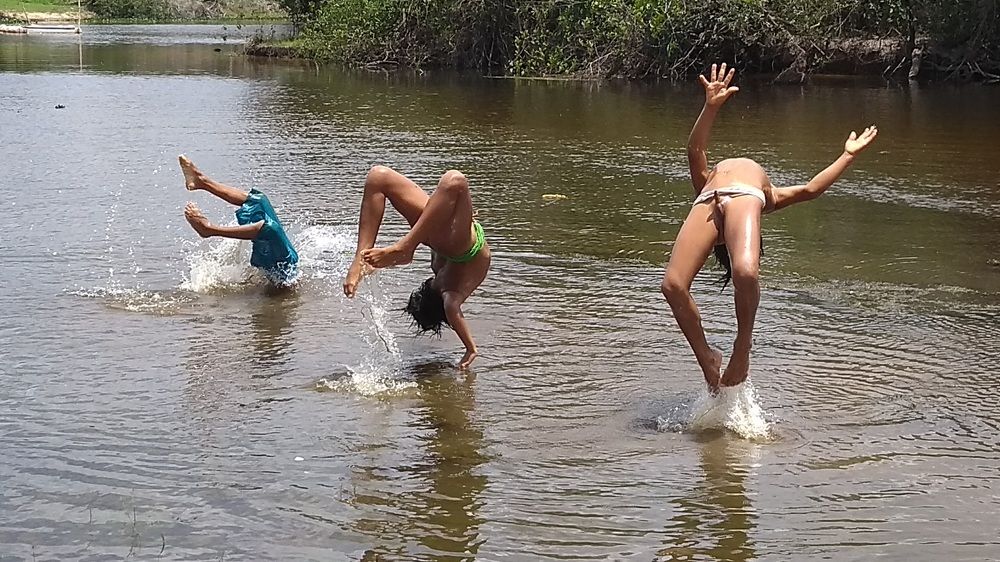 Flying to wet happiness