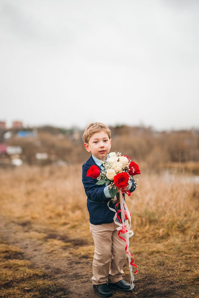 Мамочка, я принёс тебе твой букет!