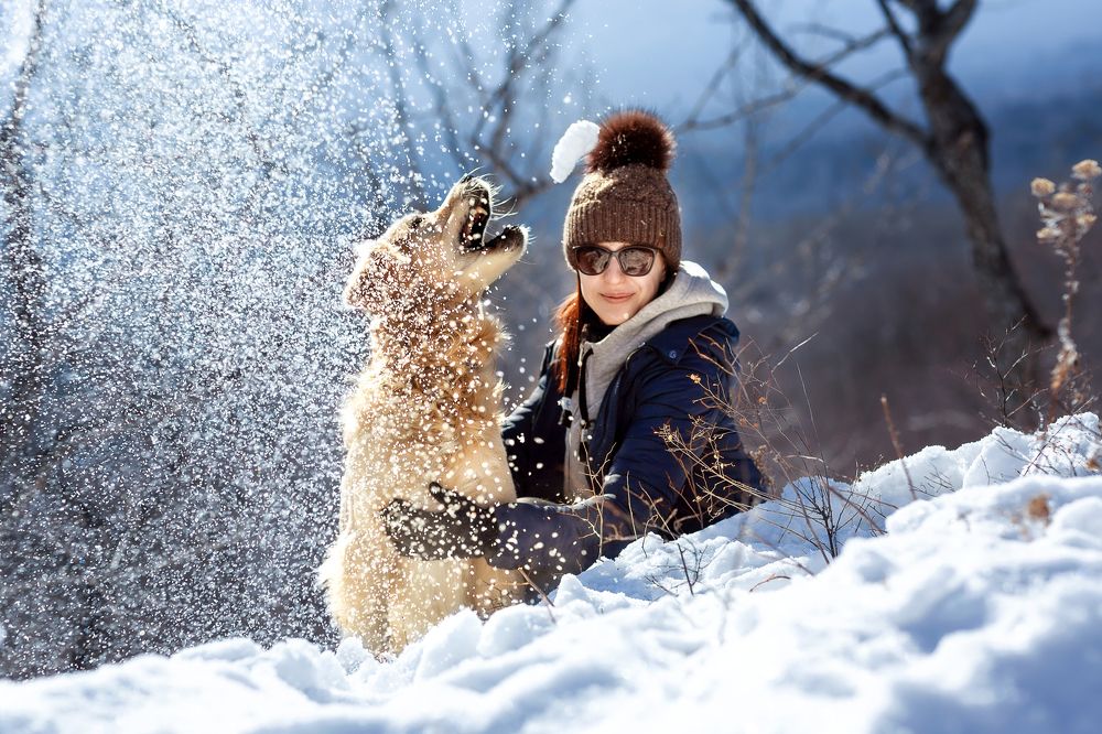 Ура! Снег, обожаю!