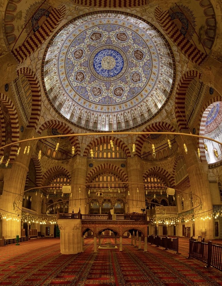 Round shapes of mosque