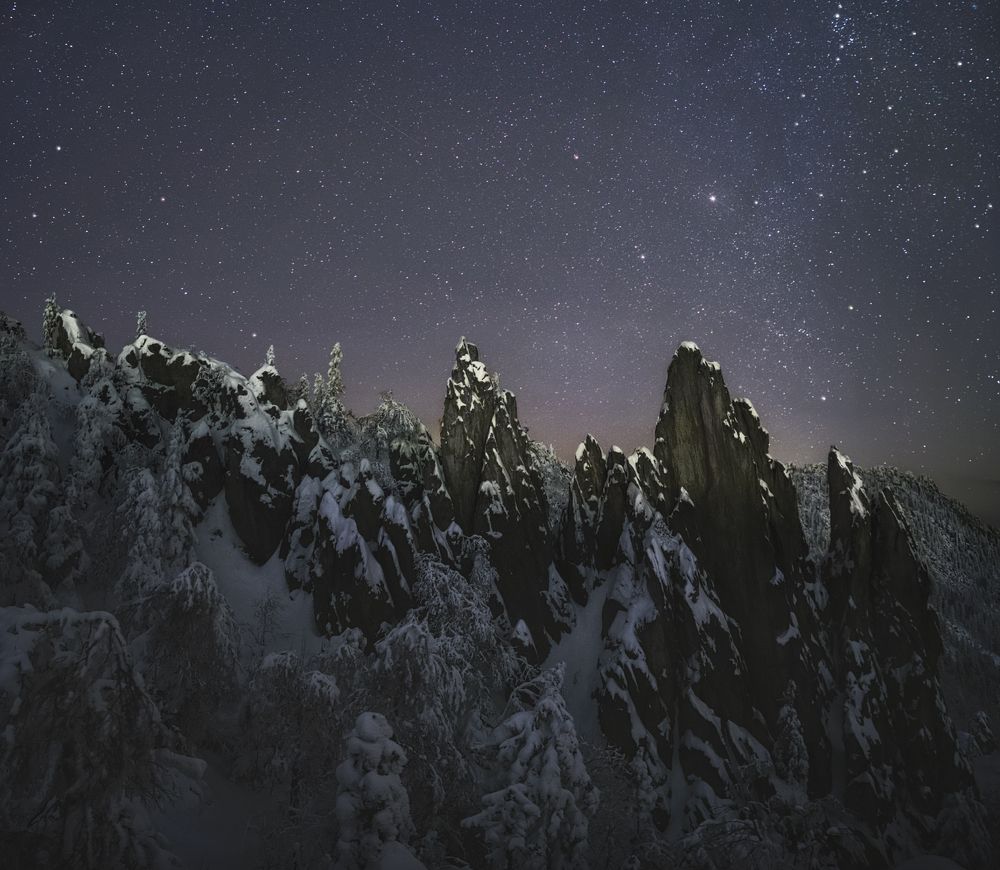 Первый снег под Возничим