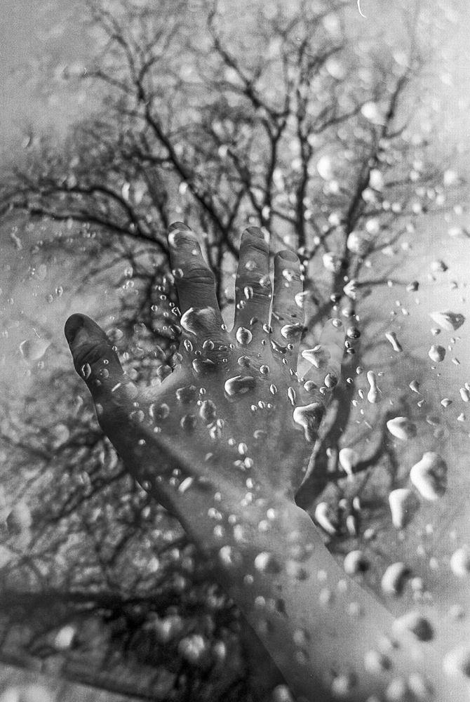 Doubleexposure with hand