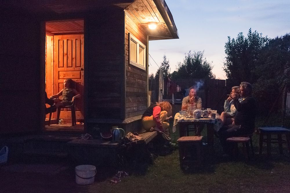 Вечер в деревне