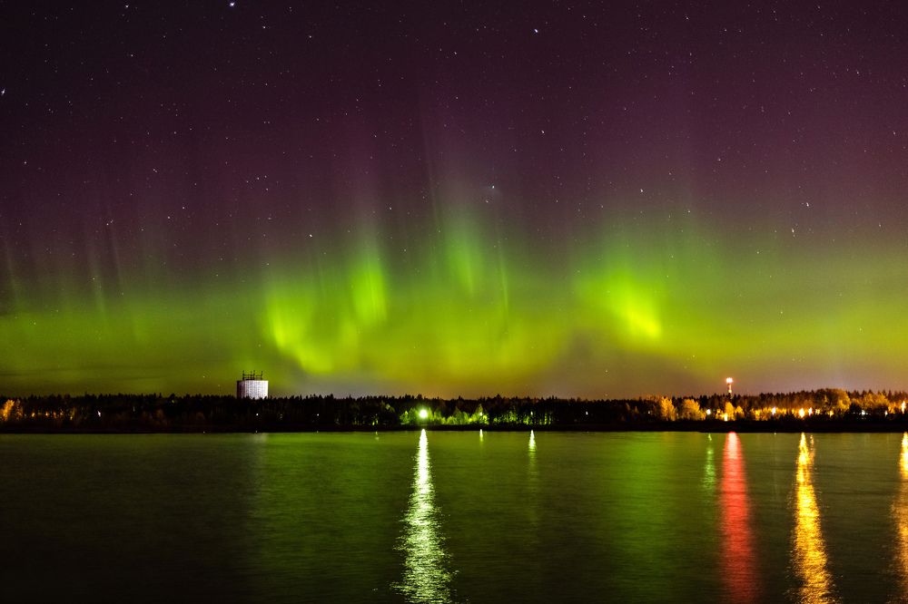 Над Финским заливом