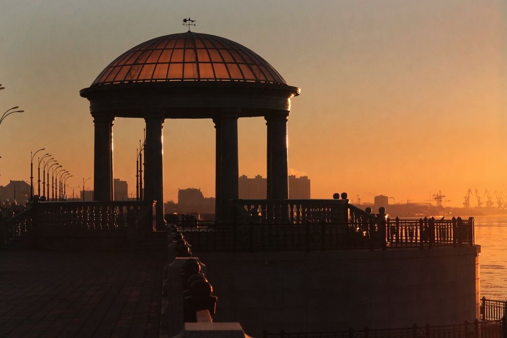 Солнечное амурское утро.