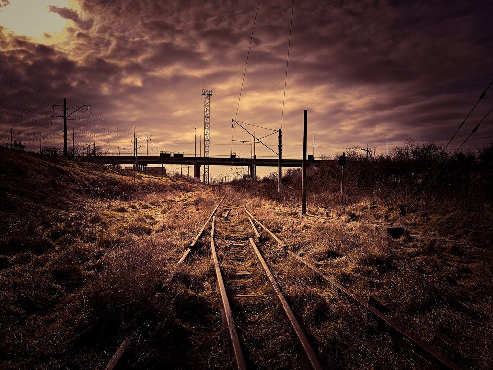 Железная дорога в феврале