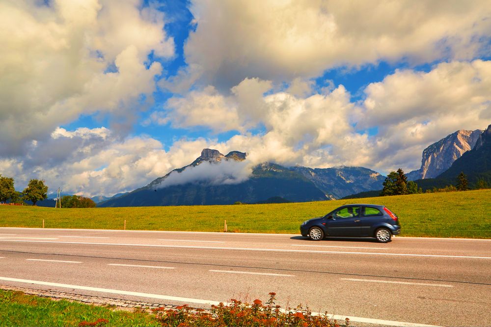 Дорога в Альпах