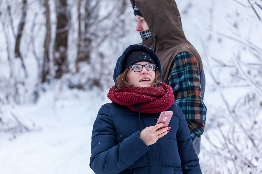 Какой красивый снег