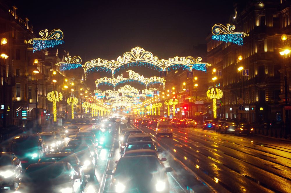 Огни ночного города