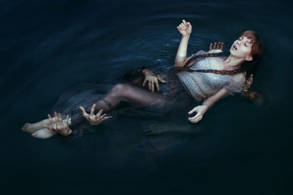 Evil spirits of lake