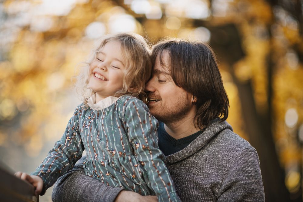 Папа и дочь