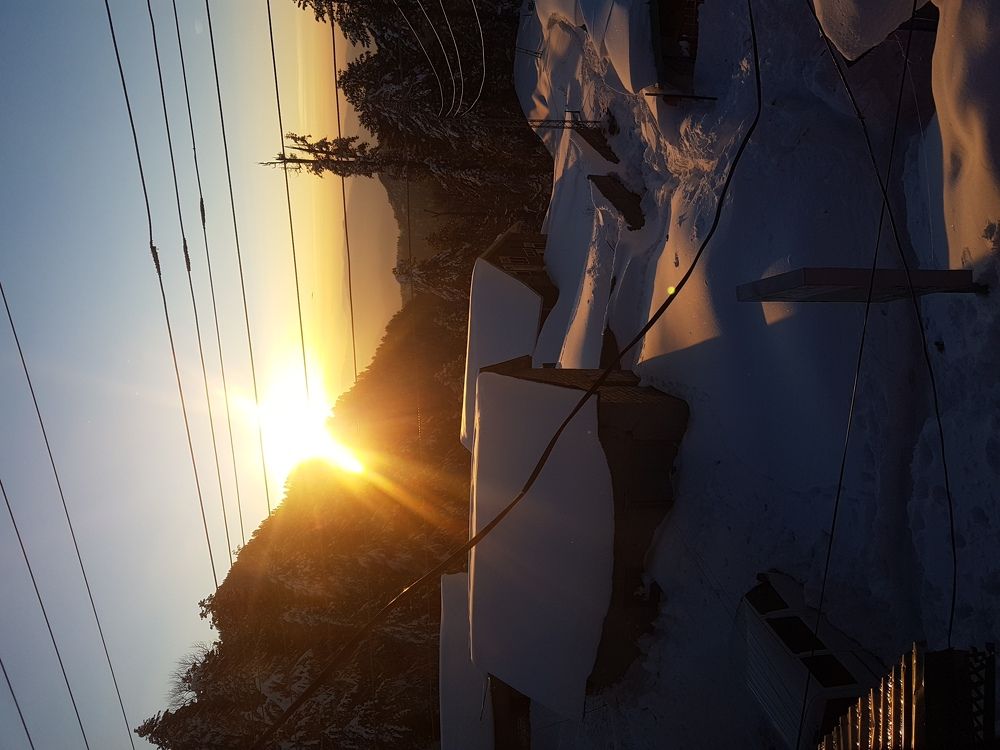 Snow Sun Rise