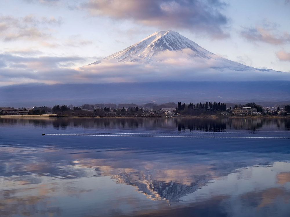 Fuji Reflection on Lake
