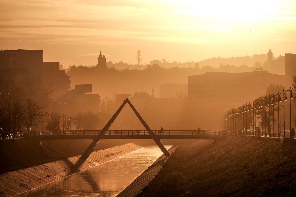 Silence in a busy city