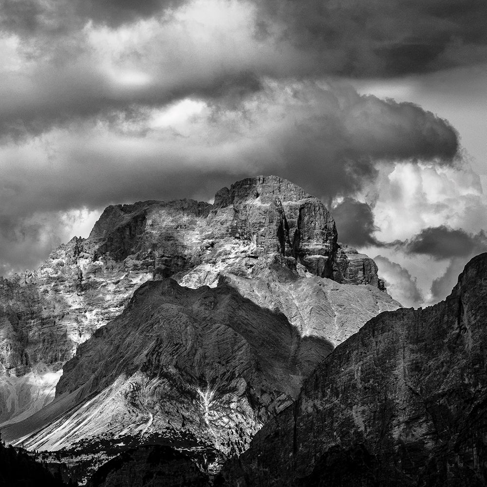 Light and shadow on Croda Rossa