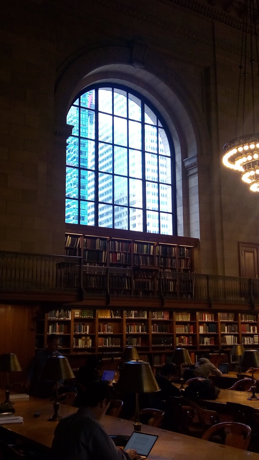 Ny public library- no past, no future