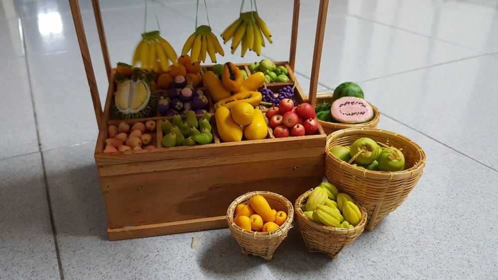 My clay fruit