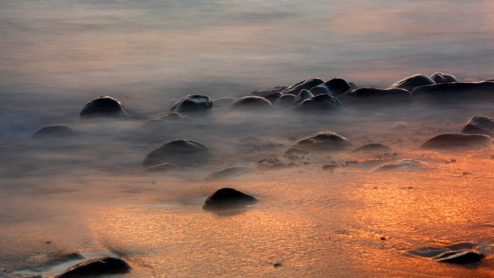 Закат на море