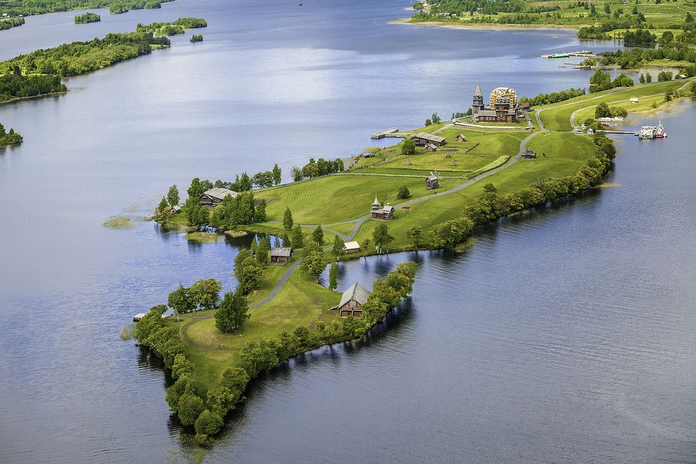 Перспектива острова Кижи