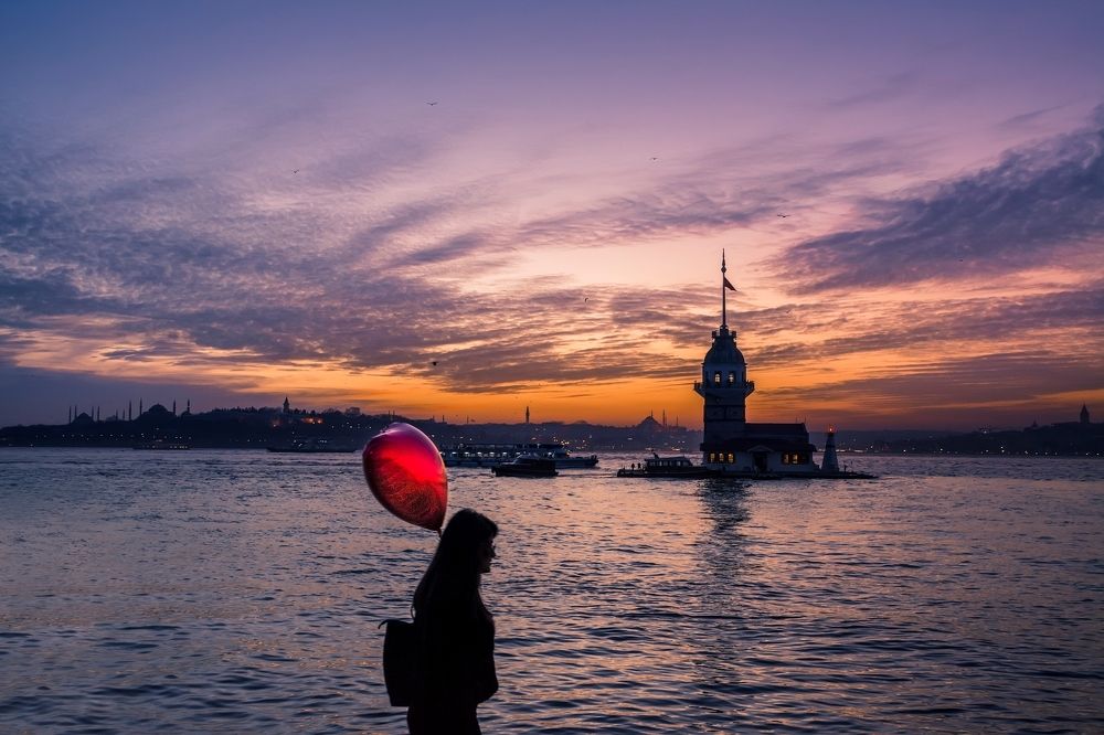 Valentine\\\'s Day in Istanbul, Turkey 2018