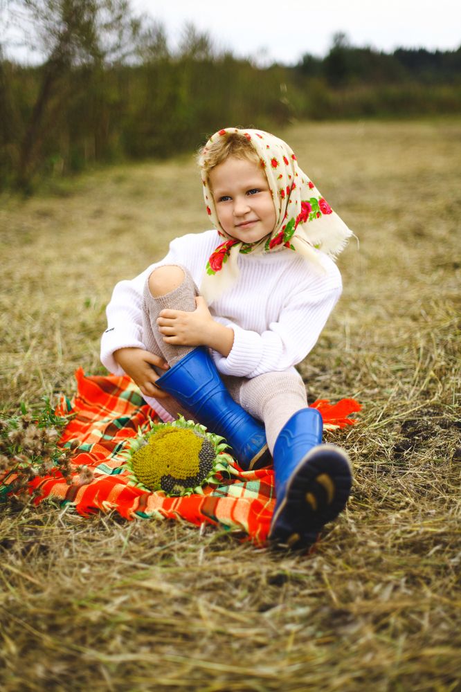 По деревенки