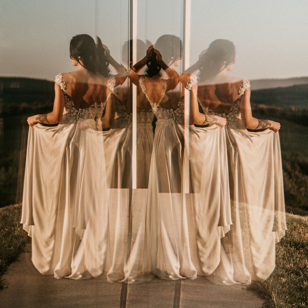 Dress in reflections