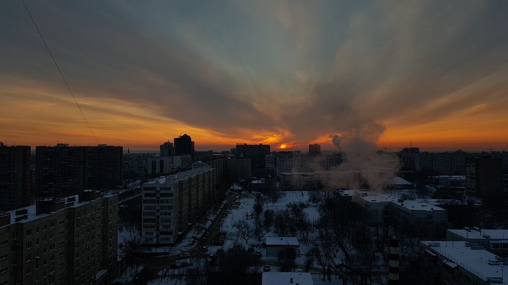 Всполохи на исходе дня