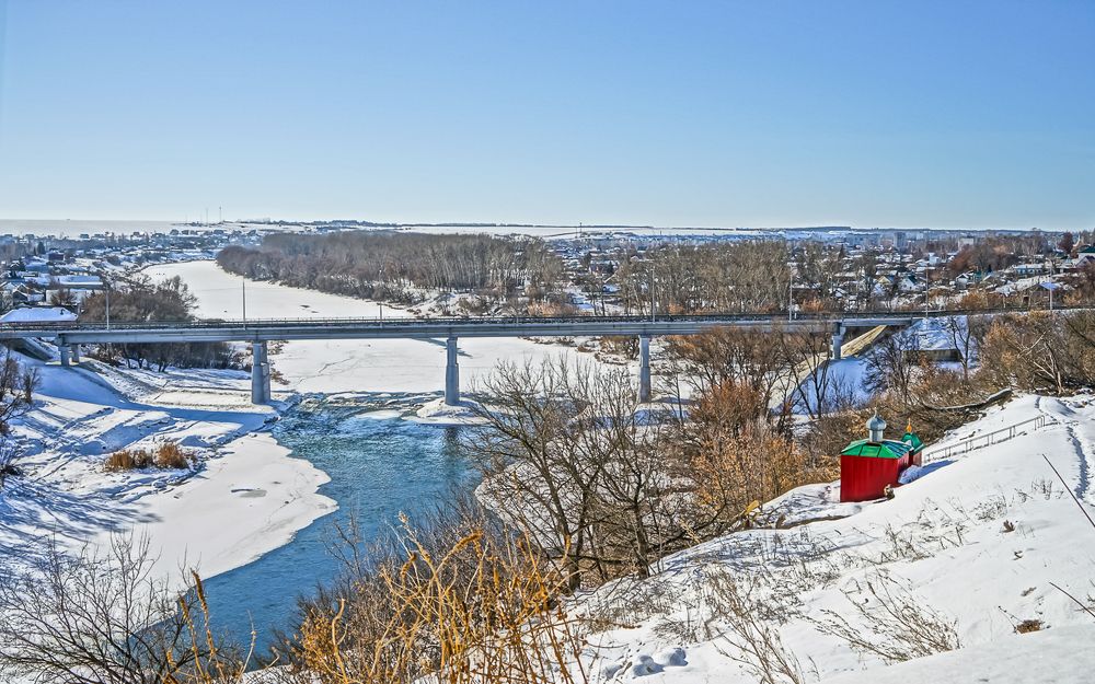 Вид на реку Быстрая Сосна.