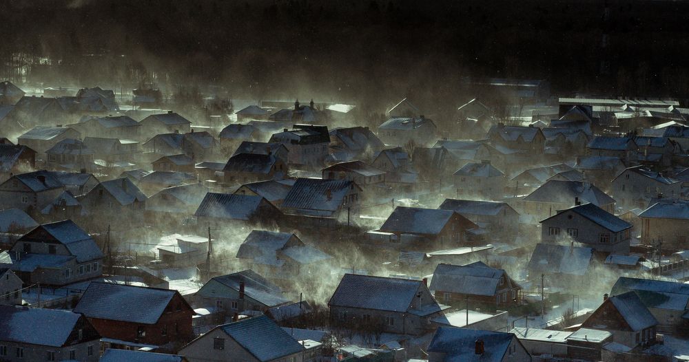 Снежный ветер в Залесном