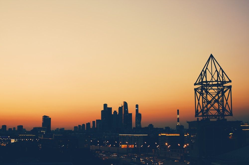 Moscow sunset