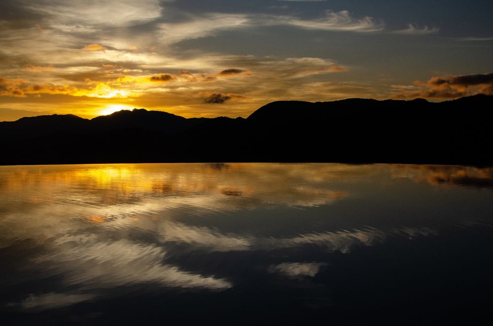 Sunrise in Hierve el Agua