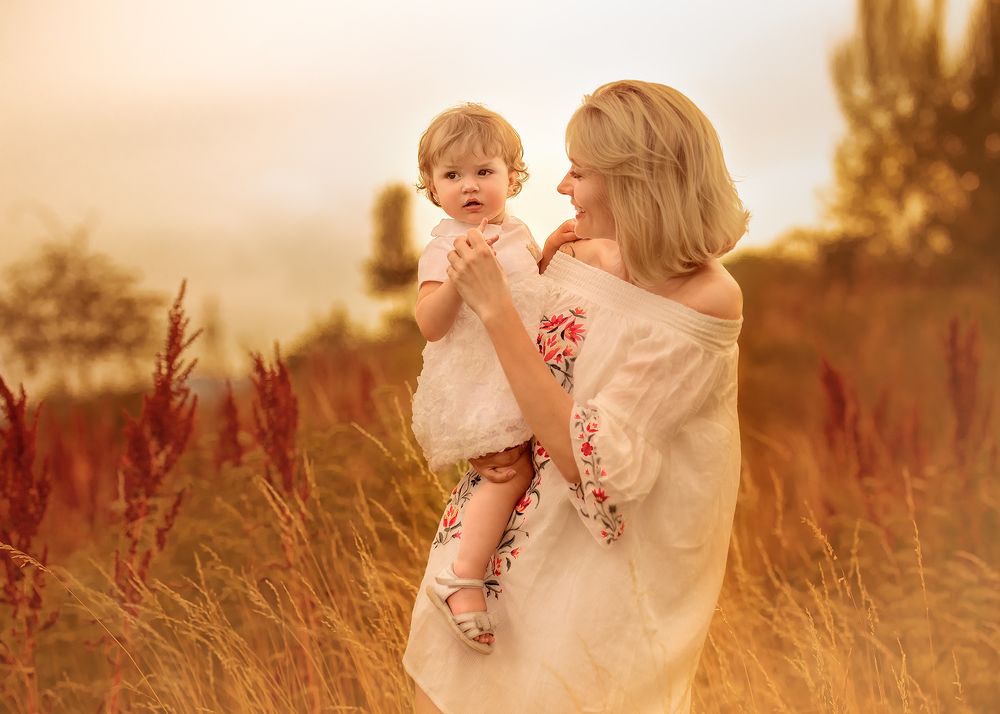 Закат в Альпах.